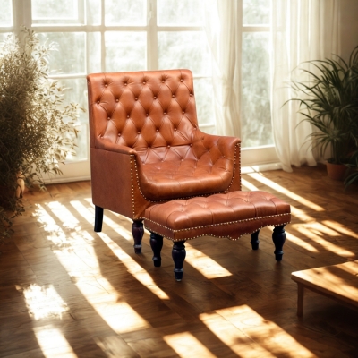 Armchair with Ottoman