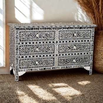 Side Board With 6 Drawers